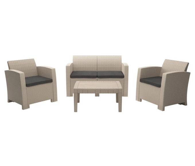 Jasper 4 piece Patio Set Condo Size